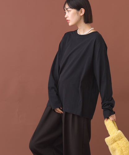 【OMNES】ベーシックプルオーバー ロングスリーブTシャツ【253W430OMN099】
