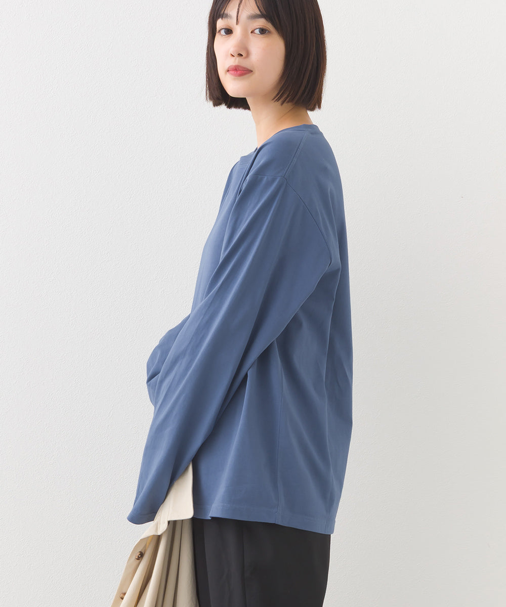 【OMNES】ベーシックプルオーバー ロングスリーブTシャツ【253W430OMN099】