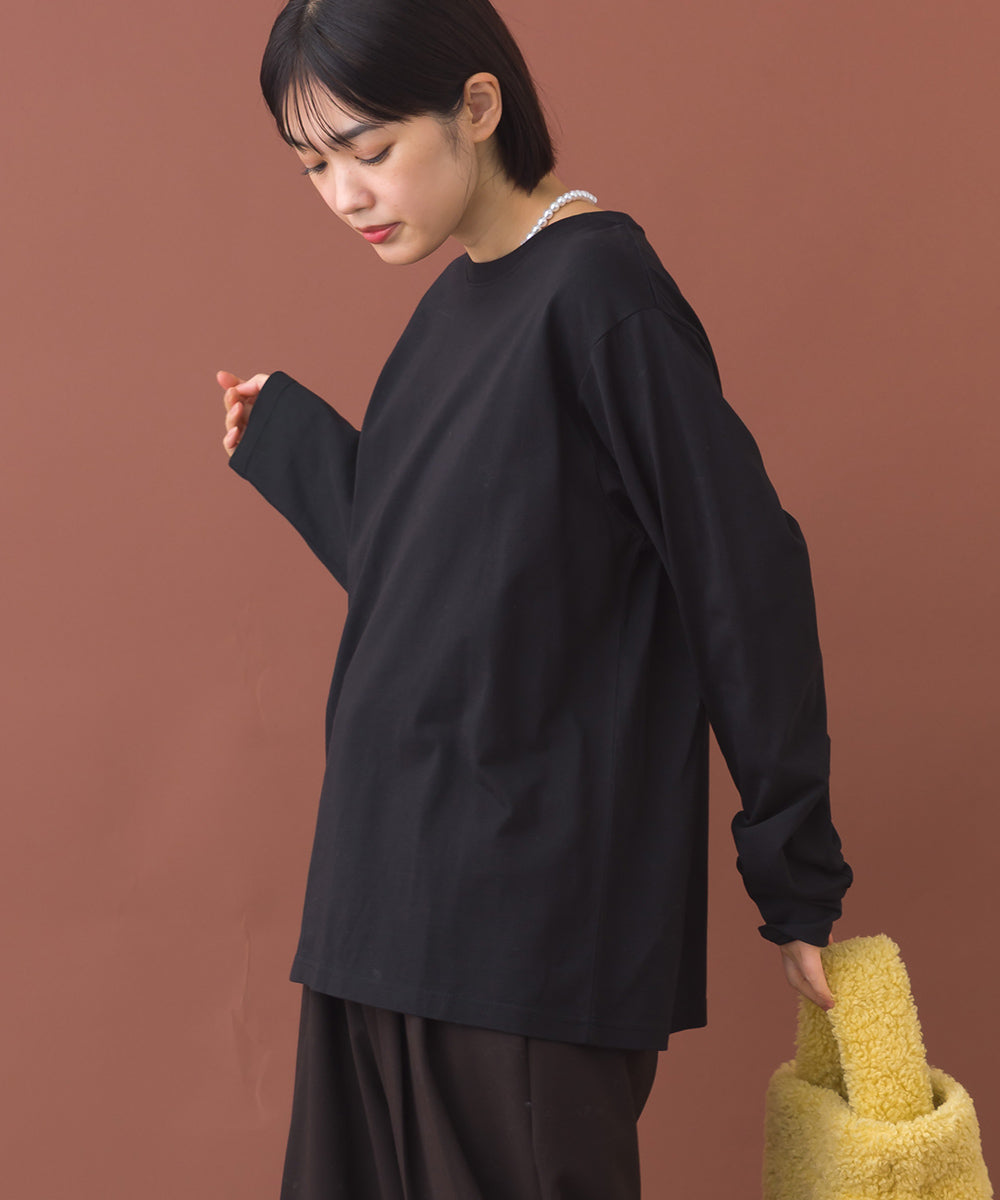 【OMNES】ベーシックプルオーバー ロングスリーブTシャツ【253W430OMN099】