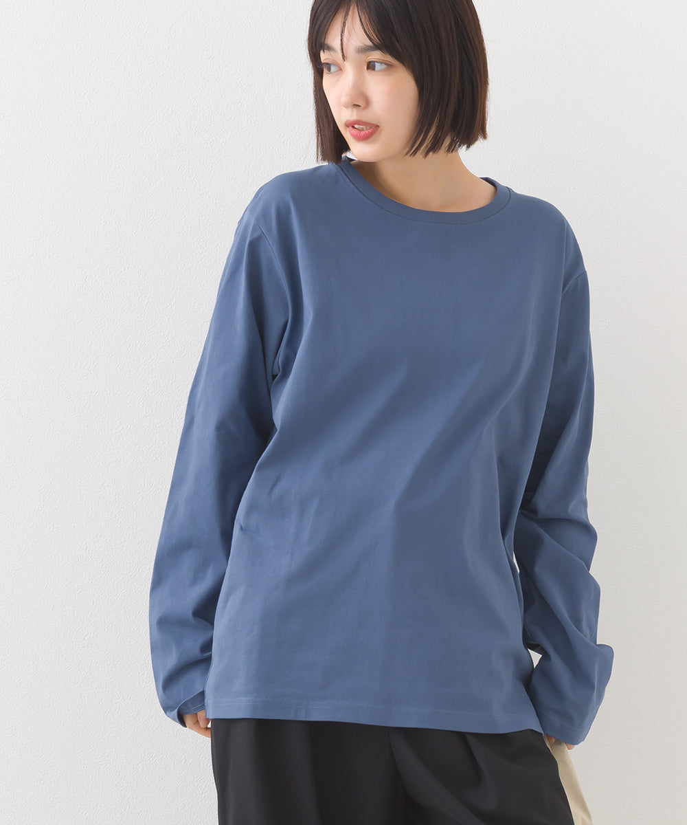 【OMNES】ベーシックプルオーバー ロングスリーブTシャツ【253W430OMN099】