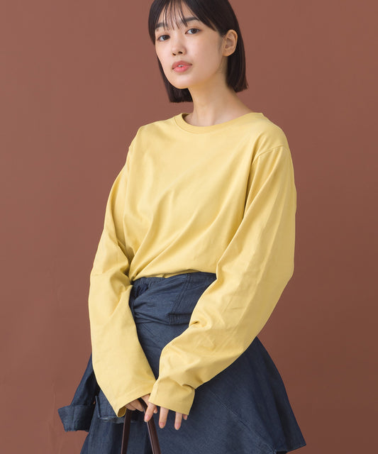 【OMNES】ベーシックプルオーバー ロングスリーブTシャツ【253W430OMN099】