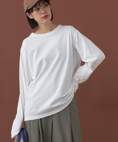 【OMNES】ベーシックプルオーバー ロングスリーブTシャツ【253W430OMN099】