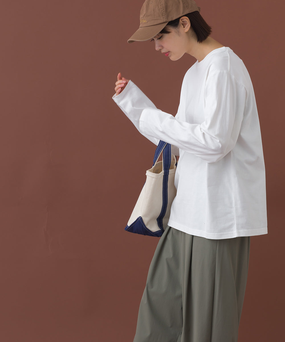 【OMNES】ベーシックプルオーバー ロングスリーブTシャツ【253W430OMN099】