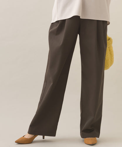 【OMNES】ハイウエストツータックチノパンツ【253W432OMN118】