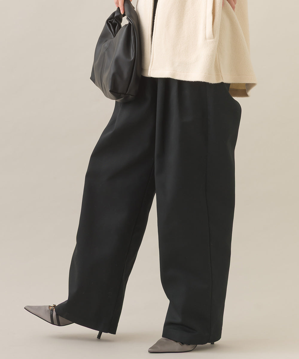 【OMNES】ハイウエストツータックチノパンツ【253W432OMN118】