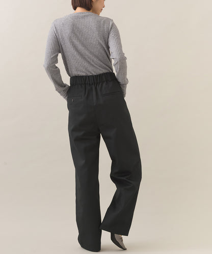 【OMNES】ハイウエストツータックチノパンツ【253W432OMN118】