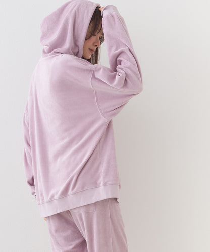 【arbol】ユニセックス パイルZIPパーカー ルームウェア【253W430ALB003】