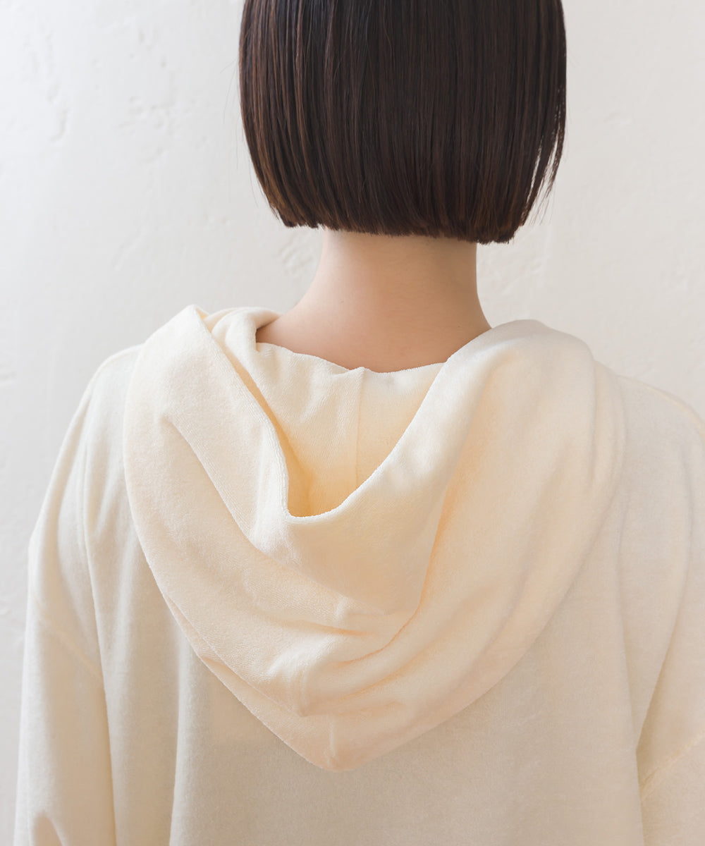 【arbol】ユニセックス パイルZIPパーカー ルームウェア【253W430ALB003】