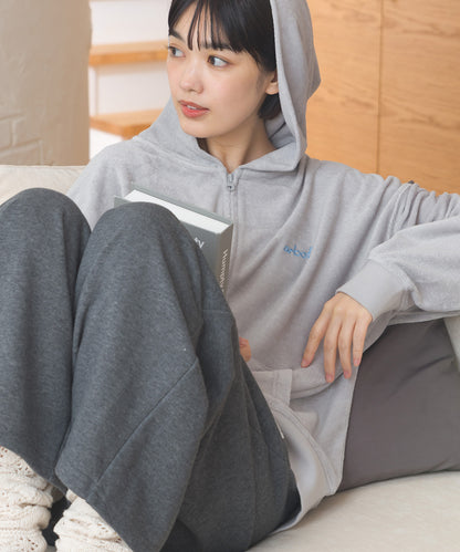 【arbol】ユニセックス パイルZIPパーカー ルームウェア【253W430ALB003】