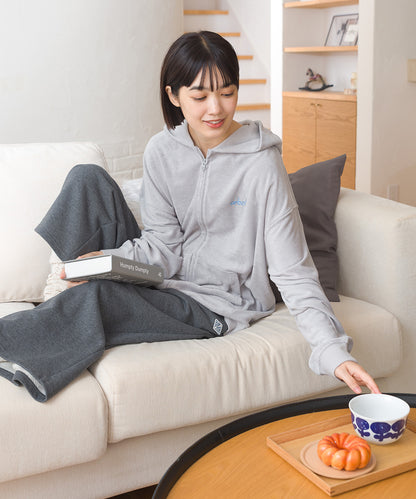 【arbol】ユニセックス パイルZIPパーカー ルームウェア【253W430ALB003】