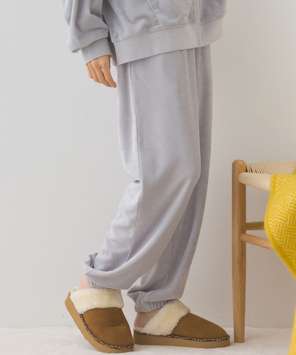 【arbol】ユニセックス パイルジョガーパンツ ルームウェア【253W432ALB001】