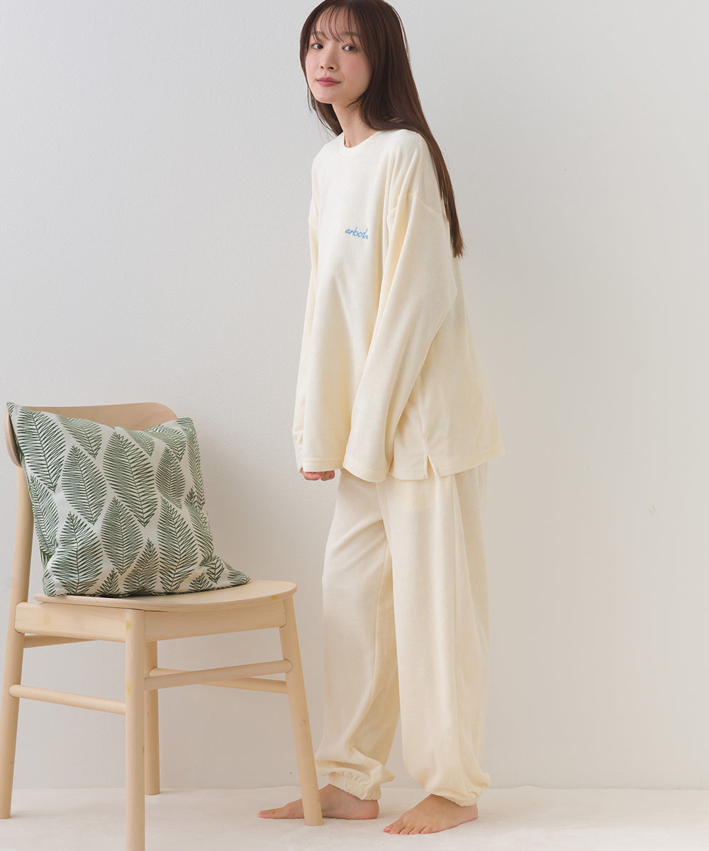 【arbol】ユニセックス パイルジョガーパンツ ルームウェア【253W432ALB001】