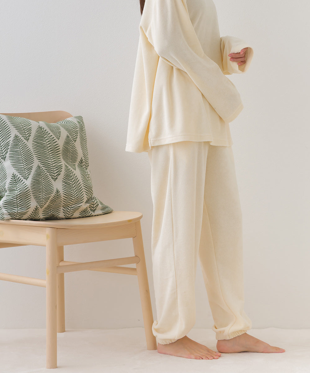 【arbol】ユニセックス パイルジョガーパンツ ルームウェア【253W432ALB001】