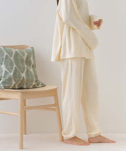 【arbol】ユニセックス パイルジョガーパンツ ルームウェア【253W432ALB001】