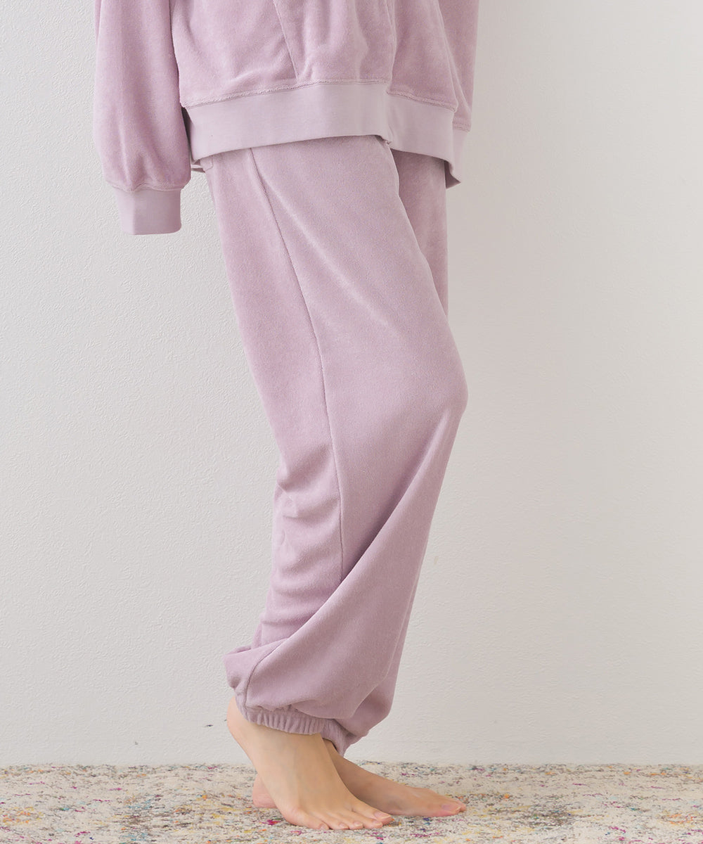 【arbol】ユニセックス パイルジョガーパンツ ルームウェア【253W432ALB001】