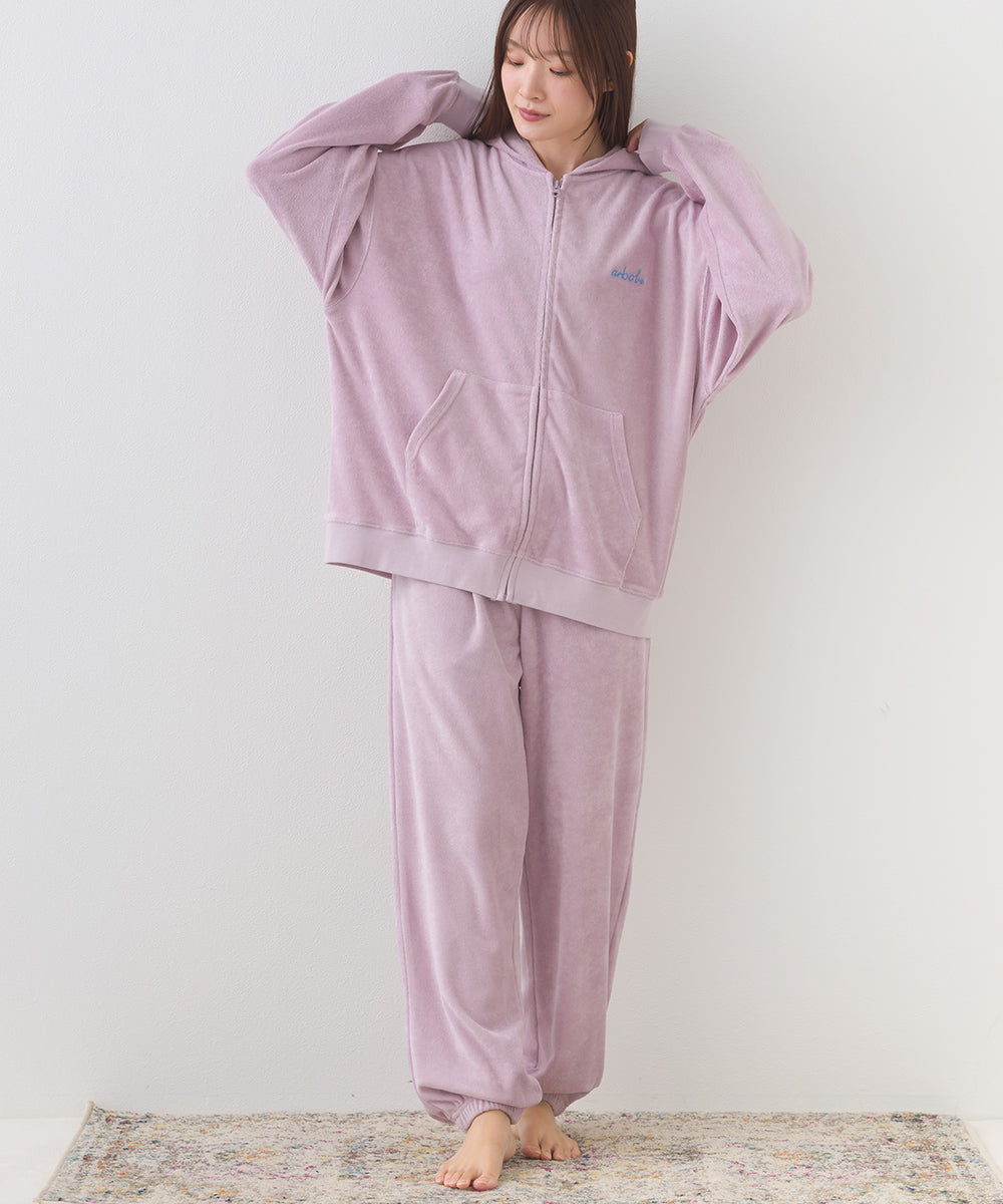 【arbol】ユニセックス パイルジョガーパンツ ルームウェア【253W432ALB001】