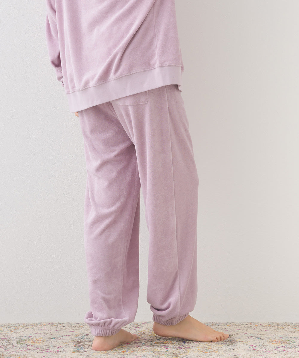 【arbol】ユニセックス パイルジョガーパンツ ルームウェア【253W432ALB001】