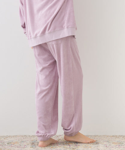 【arbol】ユニセックス パイルジョガーパンツ ルームウェア【253W432ALB001】