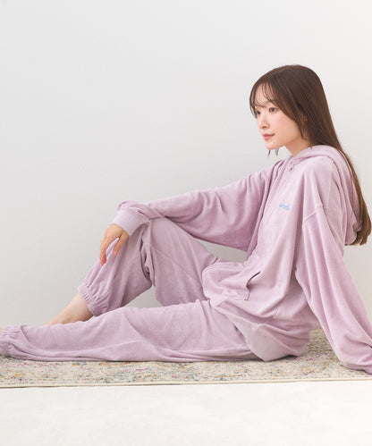 【arbol】ユニセックス パイルジョガーパンツ ルームウェア【253W432ALB001】