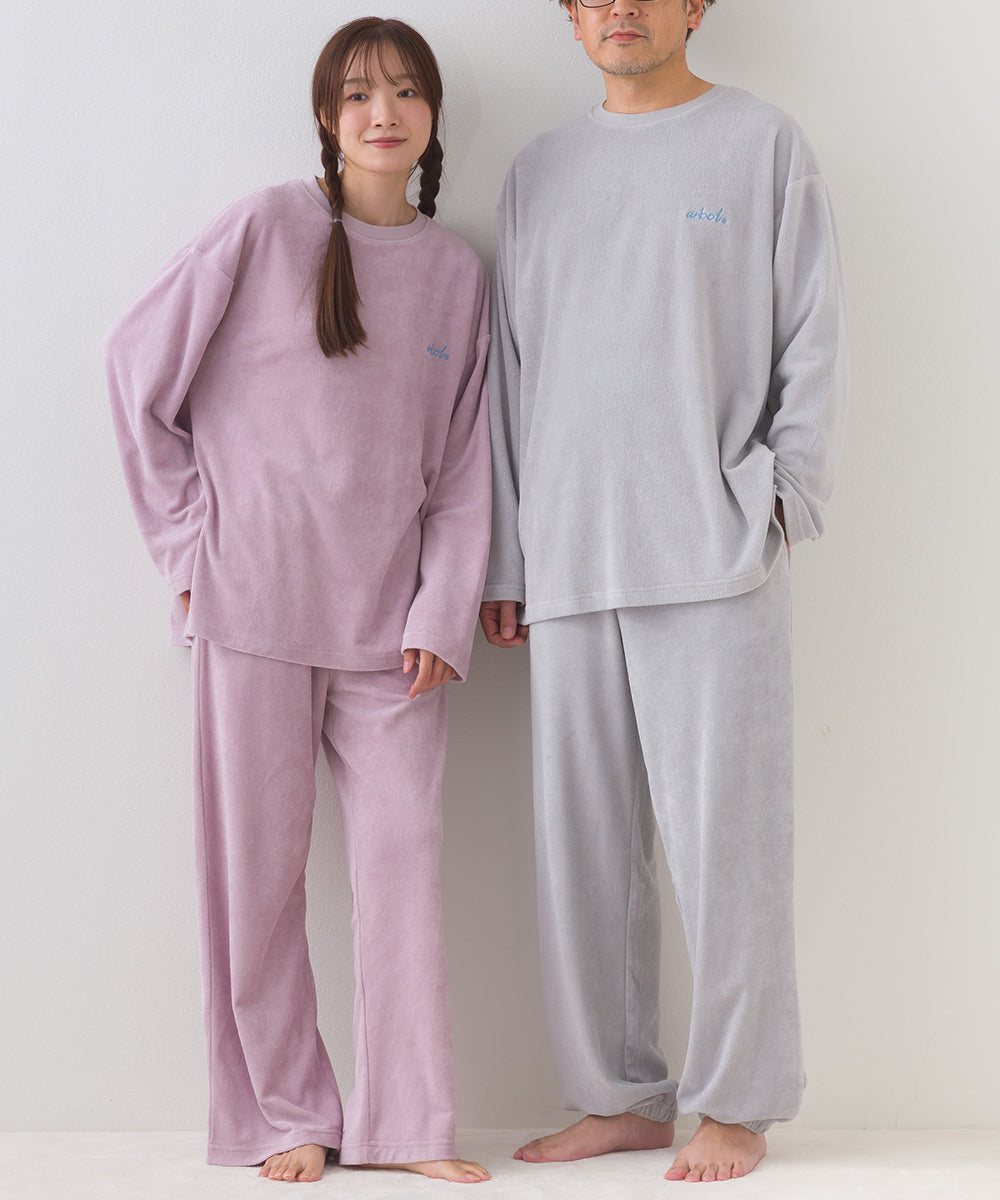 【arbol】ユニセックス パイルジョガーパンツ ルームウェア【253W432ALB001】