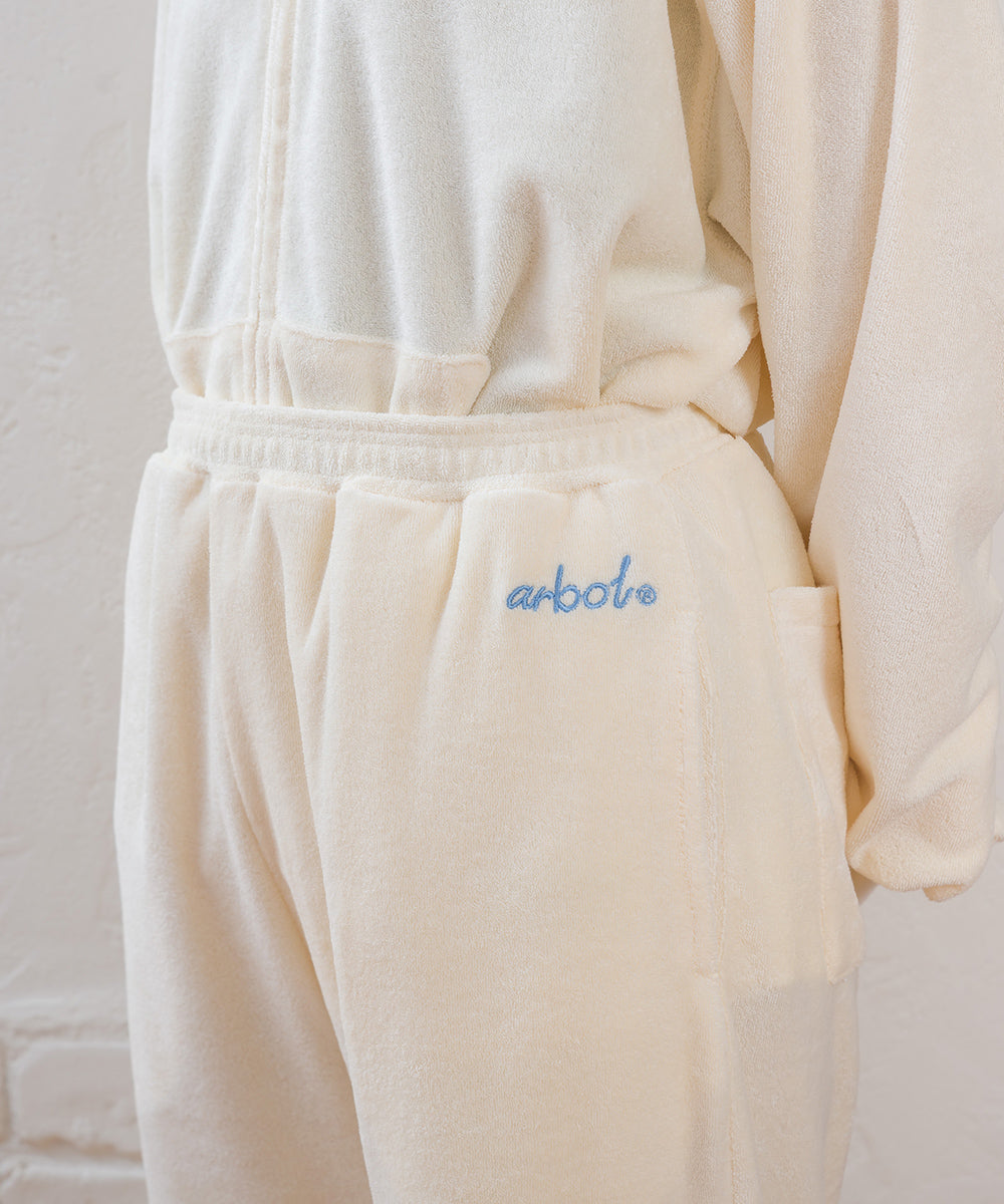 【arbol】ユニセックス パイルジョガーパンツ ルームウェア【253W432ALB001】
