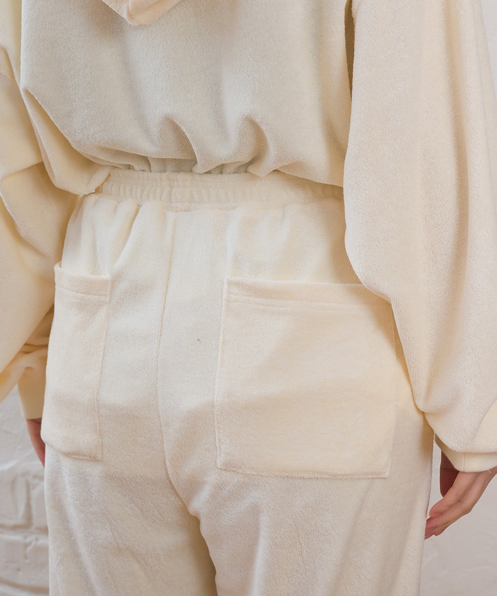 【arbol】ユニセックス パイルジョガーパンツ ルームウェア【253W432ALB001】