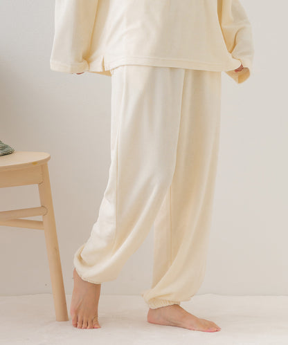 【arbol】ユニセックス パイルジョガーパンツ ルームウェア【253W432ALB001】