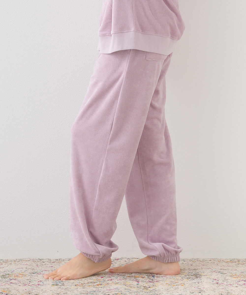 【arbol】ユニセックス パイルジョガーパンツ ルームウェア【253W432ALB001】