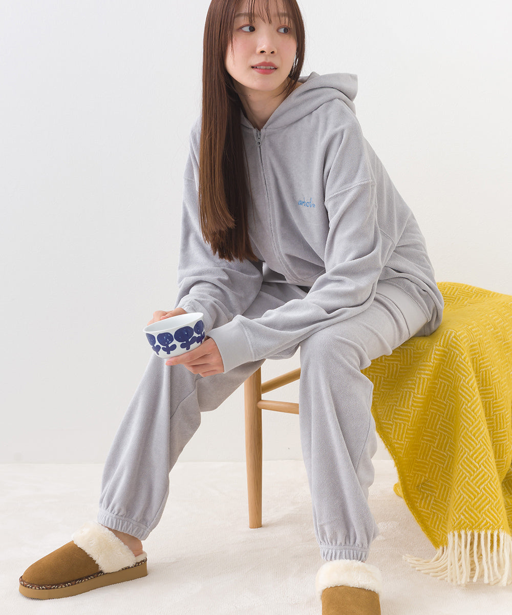 【arbol】ユニセックス パイルジョガーパンツ ルームウェア【253W432ALB001】