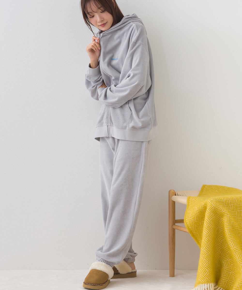 【arbol】ユニセックス パイルジョガーパンツ ルームウェア【253W432ALB001】