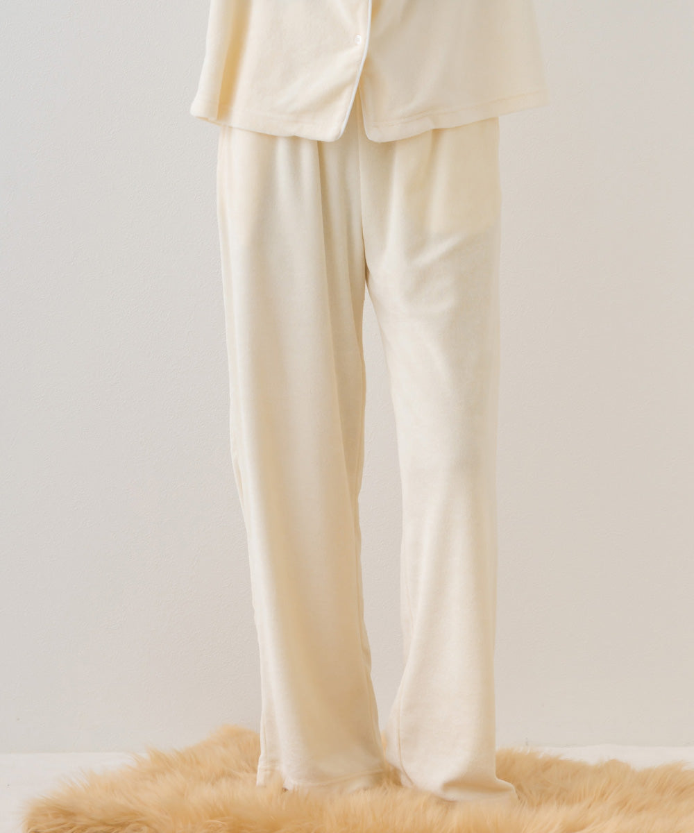 【arbol】ユニセックス パイルリラックスパンツ ルームウェア【253W432ALB002】