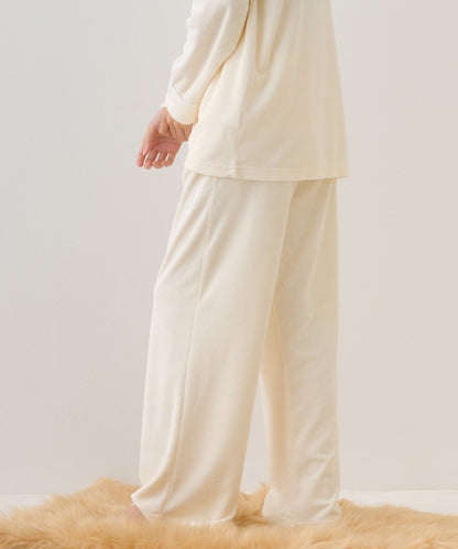 【arbol】ユニセックス パイルリラックスパンツ ルームウェア【253W432ALB002】