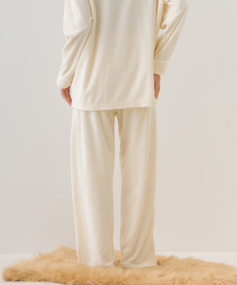 【arbol】ユニセックス パイルリラックスパンツ ルームウェア【253W432ALB002】