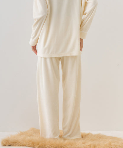 【arbol】ユニセックス パイルリラックスパンツ ルームウェア【253W432ALB002】