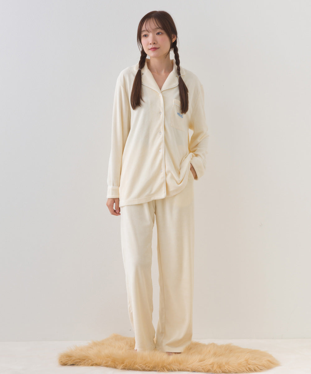 【arbol】ユニセックス パイルリラックスパンツ ルームウェア【253W432ALB002】