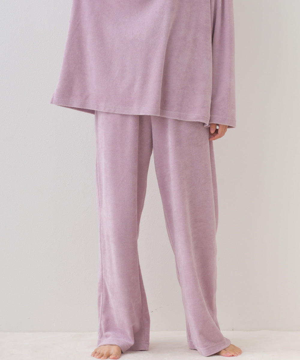 【arbol】ユニセックス パイルリラックスパンツ ルームウェア【253W432ALB002】