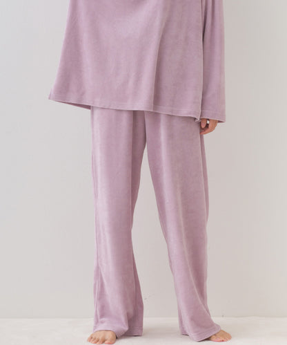 【arbol】ユニセックス パイルリラックスパンツ ルームウェア【253W432ALB002】