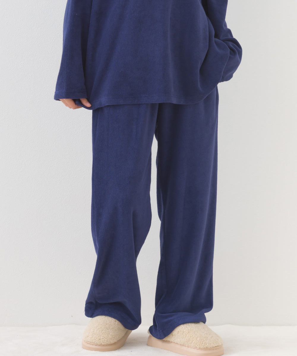 【arbol】ユニセックス パイルリラックスパンツ ルームウェア【253W432ALB002】