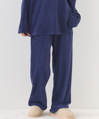 【arbol】ユニセックス パイルリラックスパンツ ルームウェア【253W432ALB002】