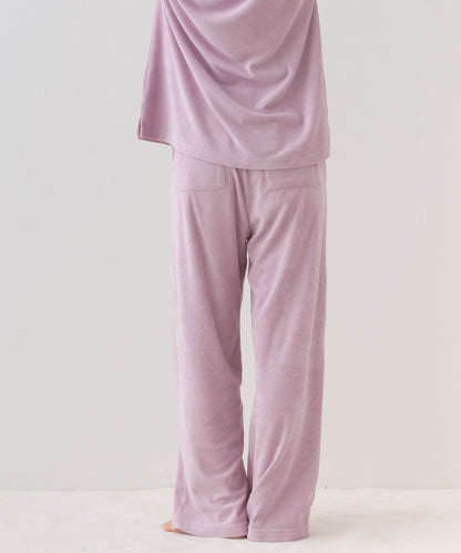 【arbol】ユニセックス パイルリラックスパンツ ルームウェア【253W432ALB002】