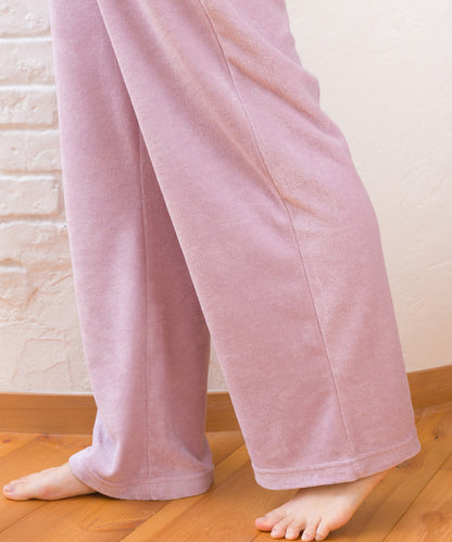 【arbol】ユニセックス パイルリラックスパンツ ルームウェア【253W432ALB002】