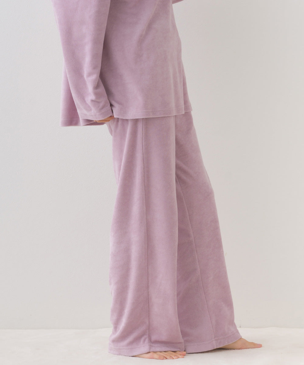 【arbol】ユニセックス パイルリラックスパンツ ルームウェア【253W432ALB002】