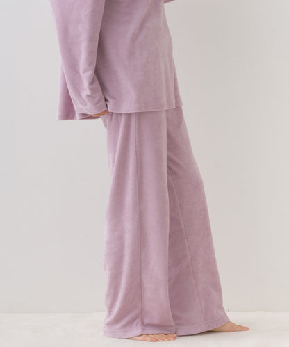 【arbol】ユニセックス パイルリラックスパンツ ルームウェア【253W432ALB002】