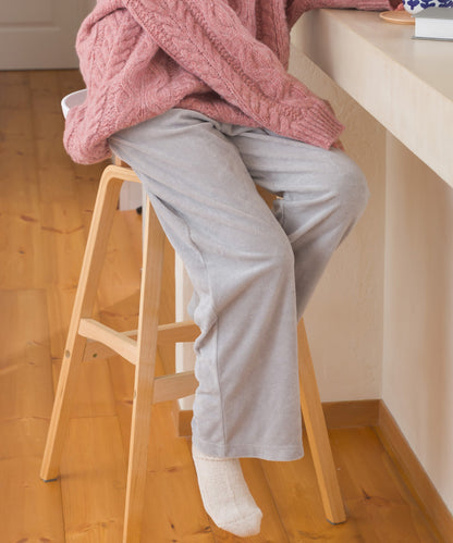 【arbol】ユニセックス パイルリラックスパンツ ルームウェア【253W432ALB002】