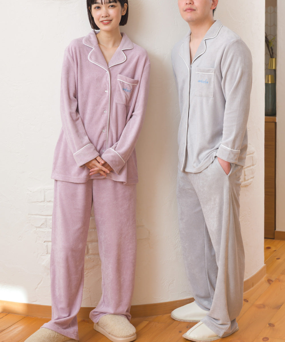 【arbol】ユニセックス パイルリラックスパンツ ルームウェア【253W432ALB002】