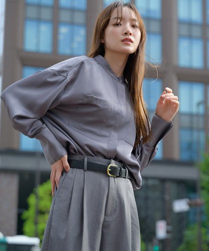 【BEAUTIFUL FRIDAY】バンドカラーシャツ【253W435BFR003】