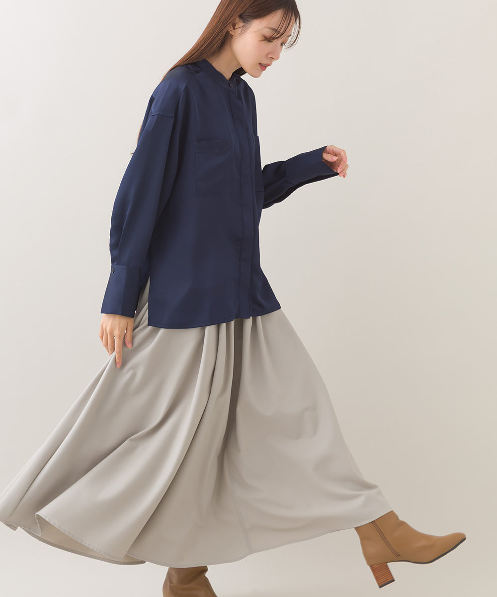 【BEAUTIFUL FRIDAY】バンドカラーシャツ【253W435BFR003】