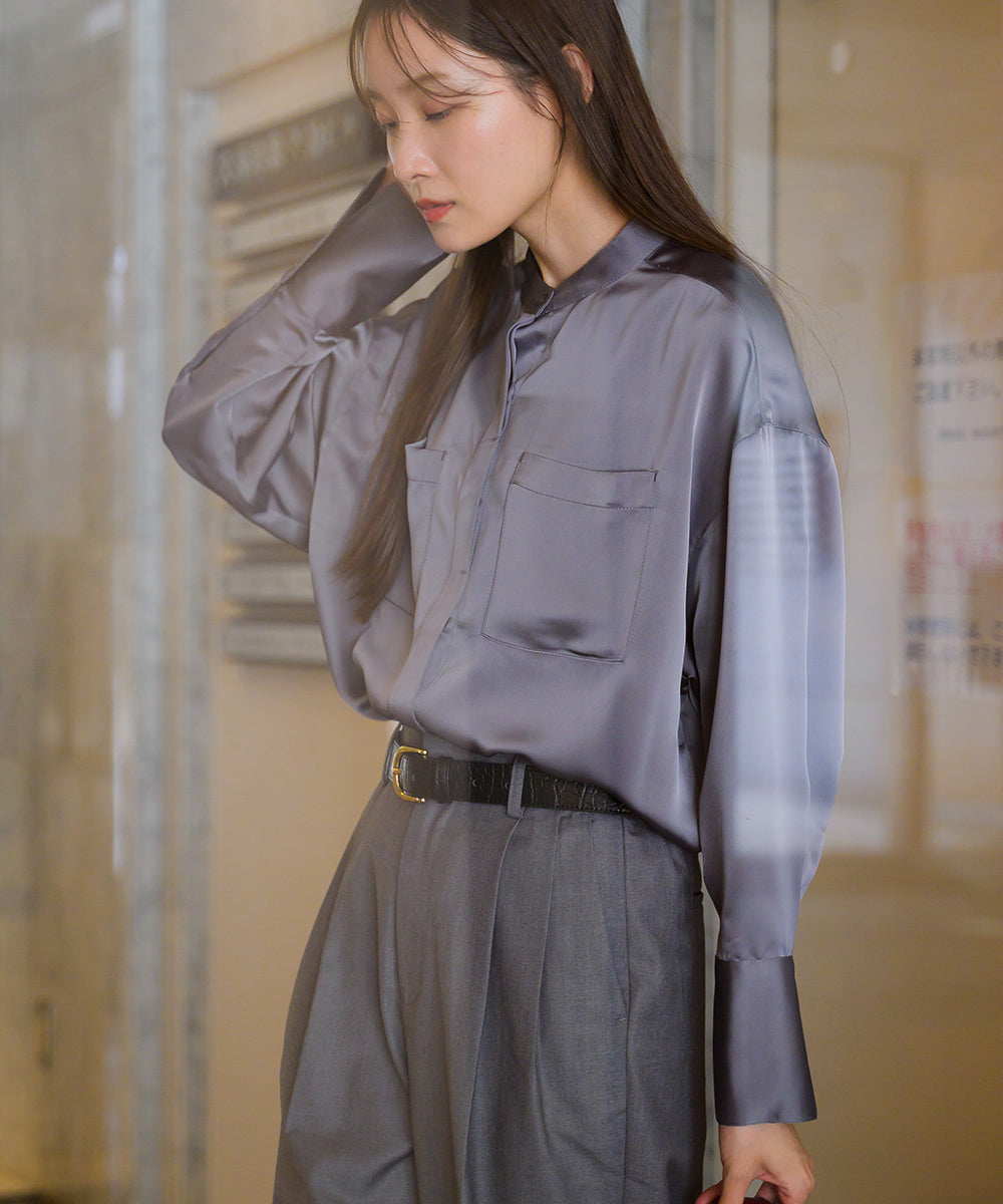 【BEAUTIFUL FRIDAY】バンドカラーシャツ【253W435BFR003】