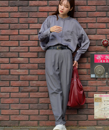 【BEAUTIFUL FRIDAY】バンドカラーシャツ【253W435BFR003】