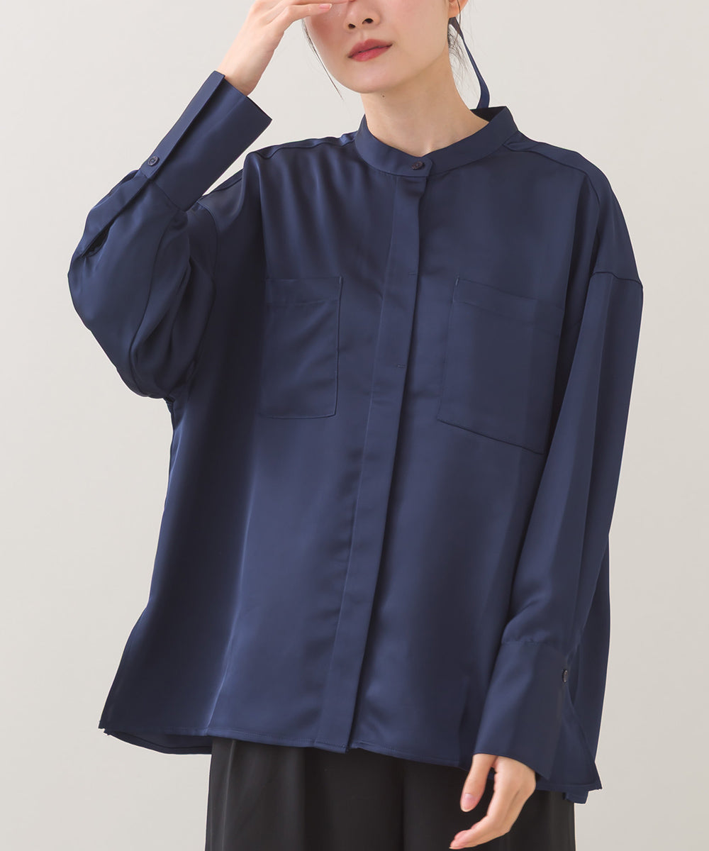 【BEAUTIFUL FRIDAY】バンドカラーシャツ【253W435BFR003】